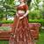 Captivating Brown Dori, Zari and Sequins Embroidered Fandy Silk Indian Floral Wedding lehenga choli
