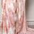 printed satin saree with elegant pearl lace border