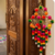multicolor pom-pom gota chakri jali chudi hanging with tassels festival decoration pack of 2