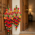 multicolor pom-pom gota chakri jali chudi hanging with tassels festival decoration pack of 2