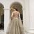 grey embroidery net lehenga choli with dupatta
