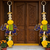 handmade mdf elephant bead hanging decoration for festive home decor pack of 2