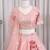Baby Pink Sanal Silk Jardoshi Beda Embroidered Lehenga Choli With Net Dupatta