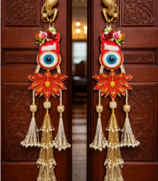 evil eye tassel small hanging for shubh labh toran festive decor