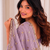 mesmerizing purple embroidery work with real bits work fendy satin latest designer indian saree