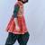 Men bandhani printed empire mirror work kurta with dhoti pants