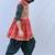 Men bandhani printed empire mirror work kurta with dhoti pants