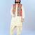Men floral embroidered cotton nehru jacket