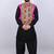 Men floral tailored jacket with embroidered
