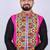 Men floral tailored jacket with embroidered