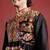 Men ethnic motifs embroidered pleated mirror work kediya set with cap & dandiya