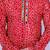 Bandhani printed mirror work mandarin collar kurta with salwar