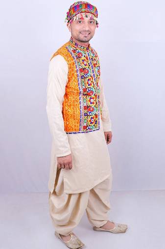 Men floral open front jacket with patchwork