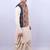 Men floral open front jacket with embroidered
