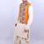 Men floral open front jacket with patchwork