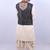 Men floral open front jacket with embroidered