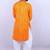 Bandhani printed mirror work mandarin collar kurta with salwar