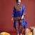 Men ethnic motifs embroidered pleated mirror work kurta with dhoti pants - free size