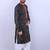 Men ethnic motifs embroidered regular mirror work kurta with pyjamas