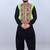 Men floral open front jacket with embroidered