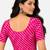 Rani spandex lehria printed stretchable readymade saree blouse