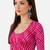Rani spandex lehria printed stretchable readymade saree blouse