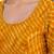 Yellow spandex lehria printed stretchable readymade saree blouse