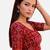 Maroon spandex bandani printed stretchable readymade saree blouse