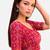Rani spandex bandani printed stretchable readymade saree blouse