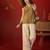 Mustard print cotton kurti