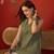 Green  print cotton kurti