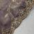bewitching purple embroidery work with real bits work fendy satin indian saree with blouse