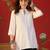 Off white embroidered rayon kurti