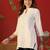 Off white embroidered rayon kurti