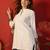 Off white embroidered rayon kurti