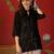 Black embroidered rayon kurti