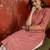 Pink embroidered rayon kurti
