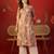 Brown print rayon kurti