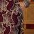 Purple print rayon kurti