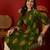 Green print cotton kurti