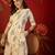 Off white print rayon kurti