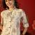 Off white print rayon kurti