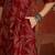 Maroon printed cotton kurti