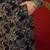 Black floral print cotton kurti