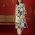 Off white print cotton kurti