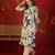 Off white print cotton kurti