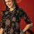 Black print rayon kurti