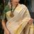 Ethnic Motifs Zari Tissue Designer Kasavu Saree
