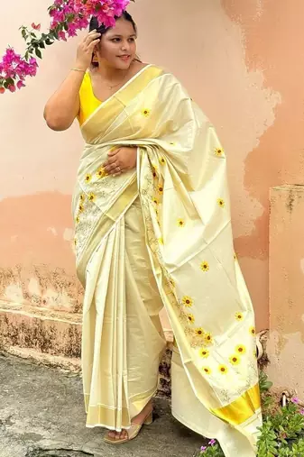 Tissue Kasavu Saree