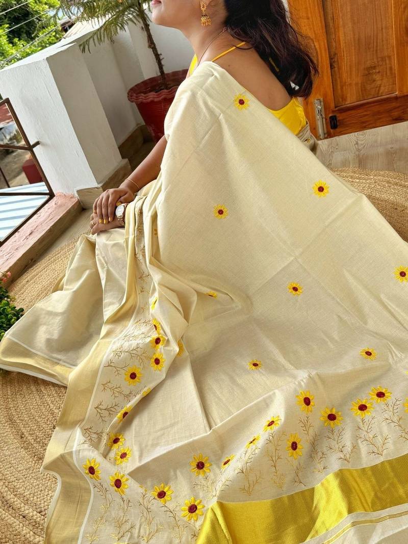 Tissue Kasavu Saree